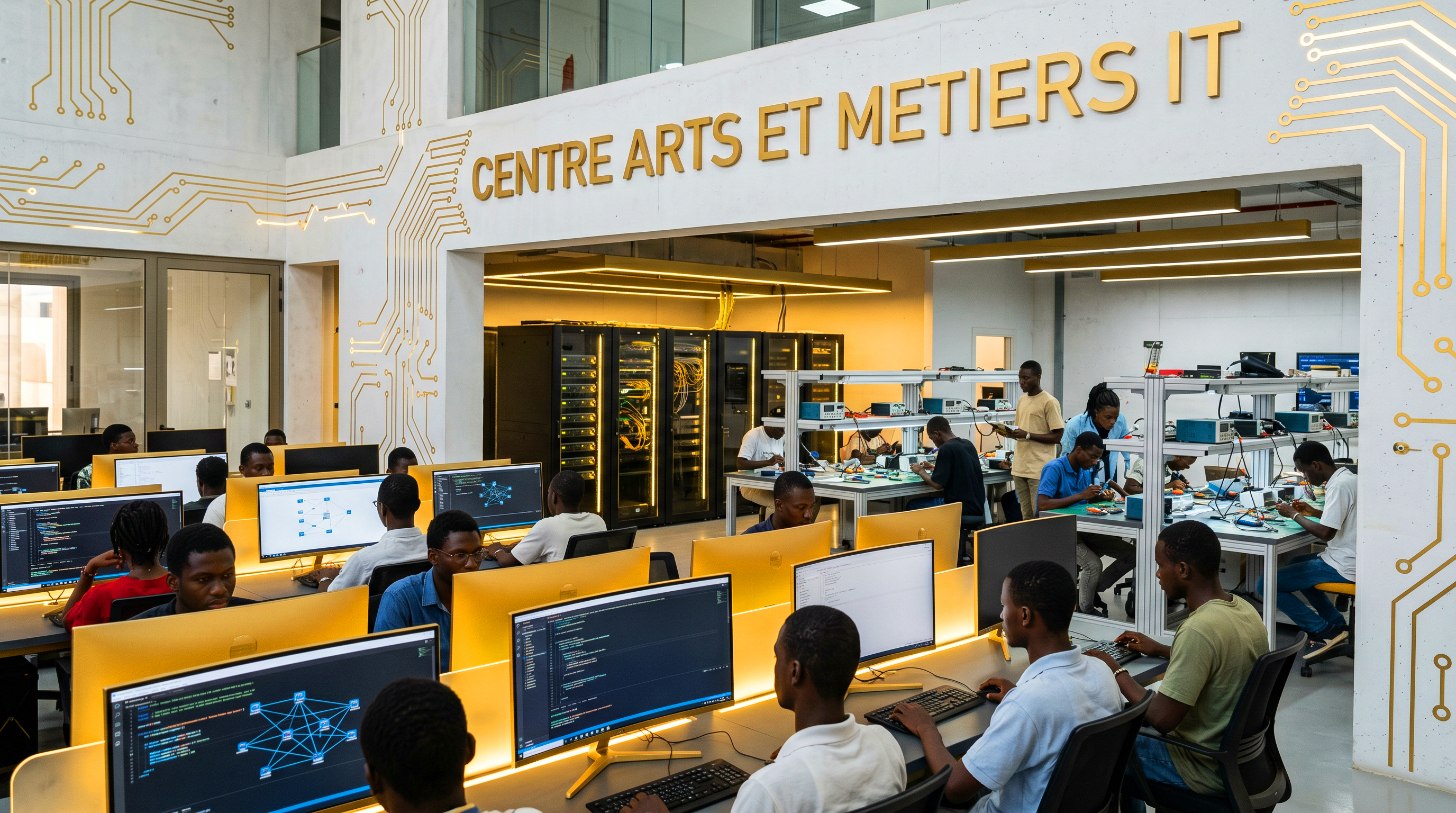 Le Centre des Arts et Métiers IT à Dakar